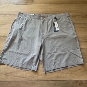 Caribbean Joe Light Gray Flat Front Shorts
